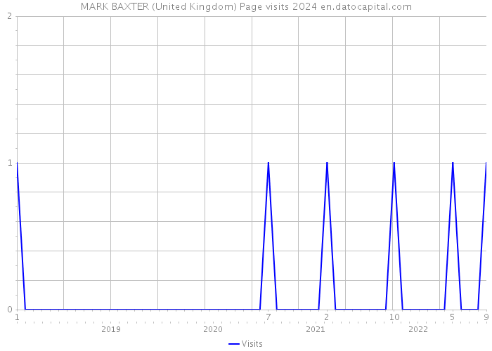 MARK BAXTER (United Kingdom) Page visits 2024 