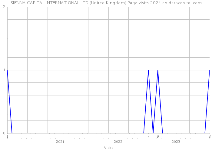 SIENNA CAPITAL INTERNATIONAL LTD (United Kingdom) Page visits 2024 