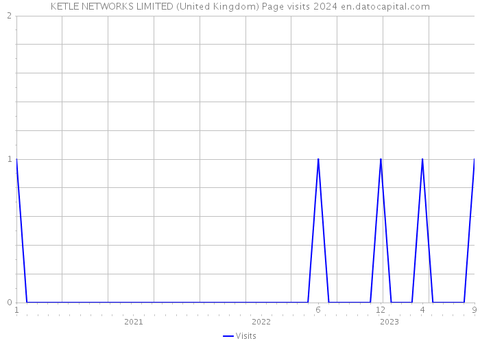 KETLE NETWORKS LIMITED (United Kingdom) Page visits 2024 