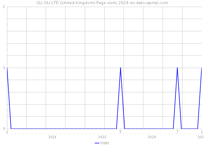 GLI OLI LTD (United Kingdom) Page visits 2024 