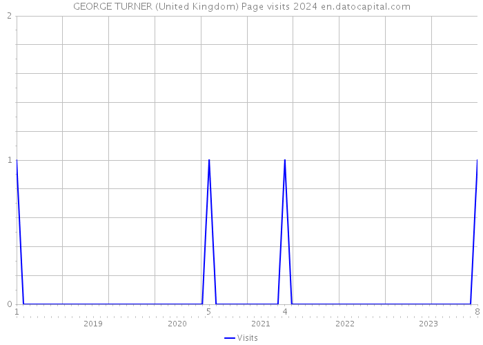 GEORGE TURNER (United Kingdom) Page visits 2024 