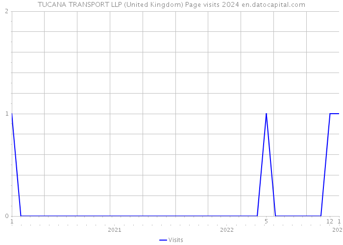TUCANA TRANSPORT LLP (United Kingdom) Page visits 2024 