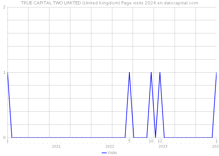 TRUE CAPITAL TWO LIMITED (United Kingdom) Page visits 2024 
