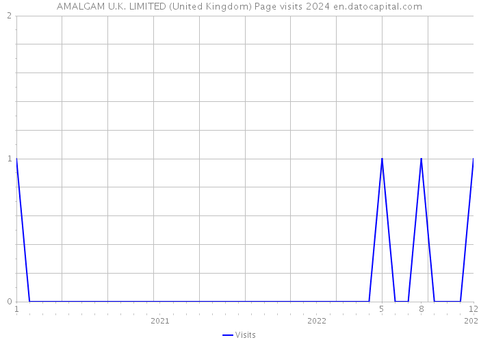 AMALGAM U.K. LIMITED (United Kingdom) Page visits 2024 