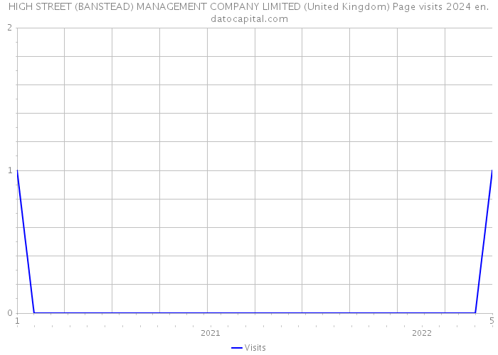 HIGH STREET (BANSTEAD) MANAGEMENT COMPANY LIMITED (United Kingdom) Page visits 2024 