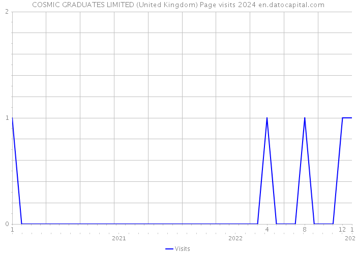 COSMIC GRADUATES LIMITED (United Kingdom) Page visits 2024 