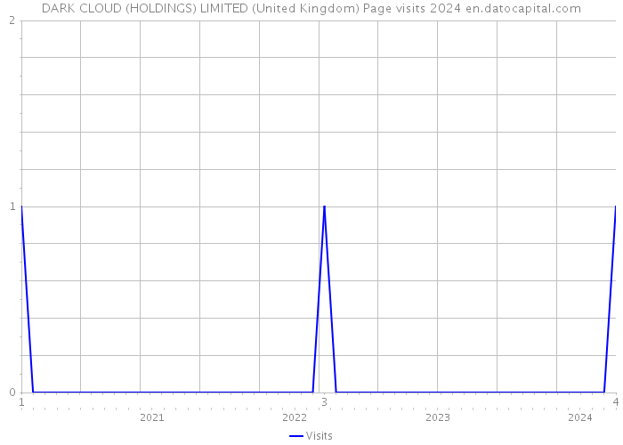 DARK CLOUD (HOLDINGS) LIMITED (United Kingdom) Page visits 2024 