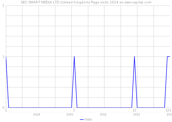 SEO SMART MEDIA LTD (United Kingdom) Page visits 2024 