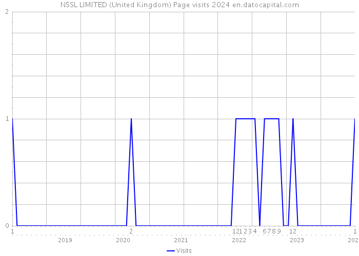 NSSL LIMITED (United Kingdom) Page visits 2024 