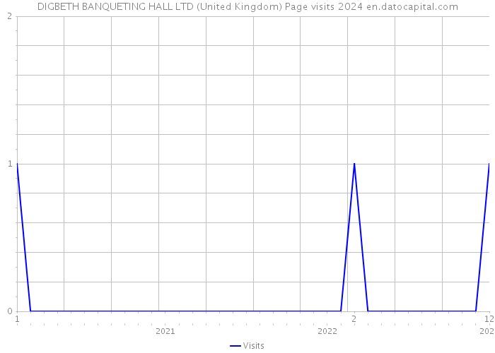 DIGBETH BANQUETING HALL LTD (United Kingdom) Page visits 2024 