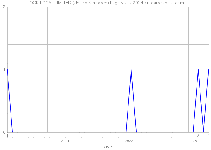 LOOK LOCAL LIMITED (United Kingdom) Page visits 2024 