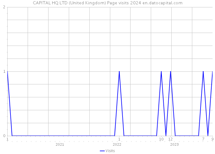 CAPITAL HQ LTD (United Kingdom) Page visits 2024 