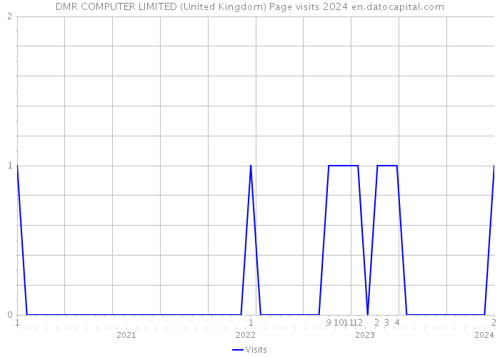 DMR COMPUTER LIMITED (United Kingdom) Page visits 2024 