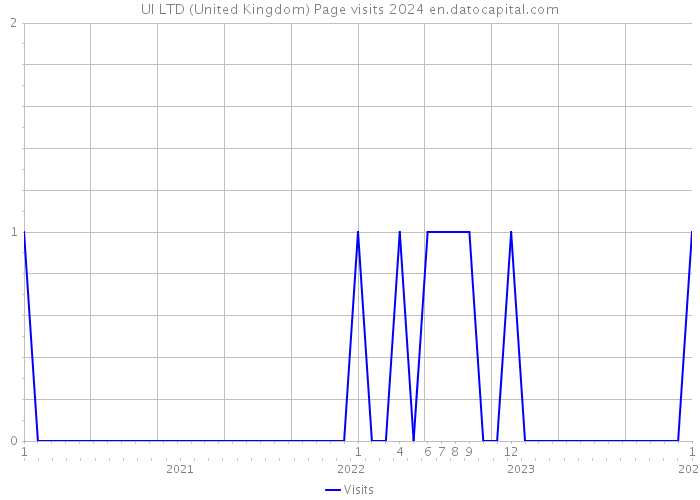 UI LTD (United Kingdom) Page visits 2024 