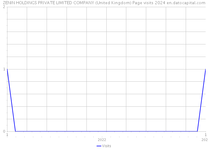 ZENIN HOLDINGS PRIVATE LIMITED COMPANY (United Kingdom) Page visits 2024 