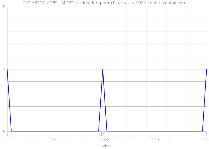 TYS ASSOCIATES LIMITED (United Kingdom) Page visits 2024 