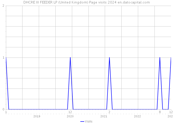 DHCRE III FEEDER LP (United Kingdom) Page visits 2024 