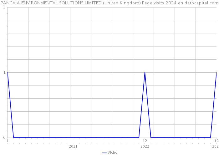 PANGAIA ENVIRONMENTAL SOLUTIONS LIMITED (United Kingdom) Page visits 2024 