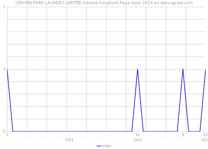 CRAVEN PARK LAUNDRY LIMITED (United Kingdom) Page visits 2024 