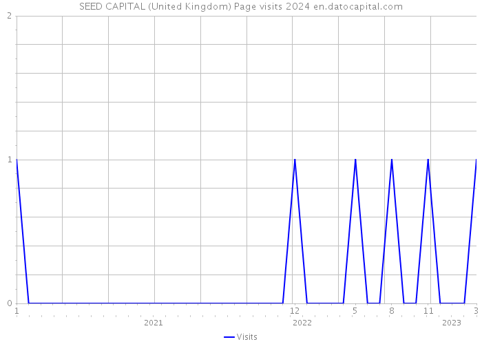 SEED CAPITAL (United Kingdom) Page visits 2024 