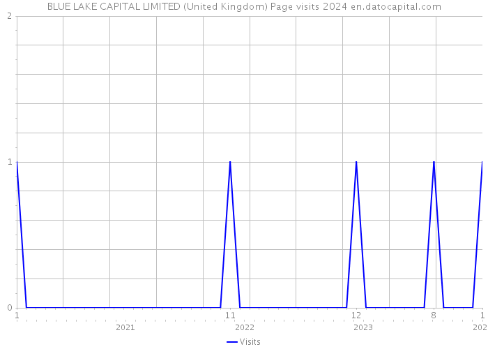 BLUE LAKE CAPITAL LIMITED (United Kingdom) Page visits 2024 