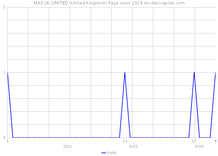 MAS UK LIMITED (United Kingdom) Page visits 2024 
