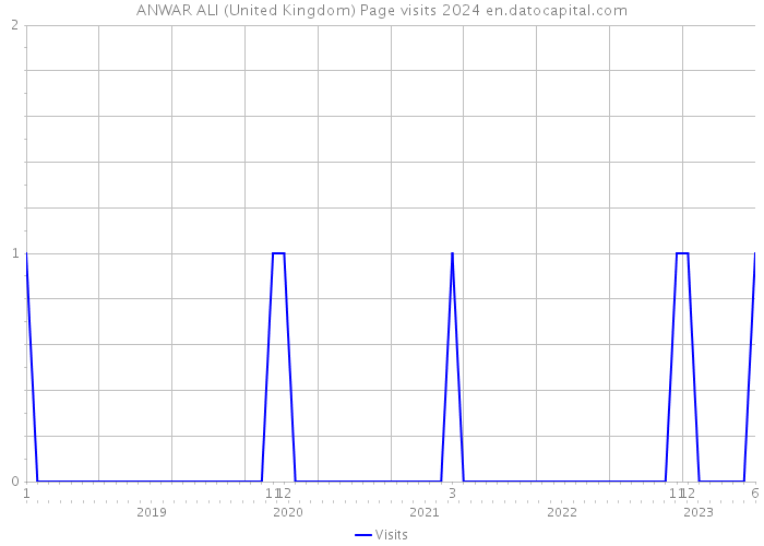 ANWAR ALI (United Kingdom) Page visits 2024 
