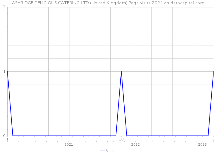 ASHRIDGE DELICIOUS CATERING LTD (United Kingdom) Page visits 2024 