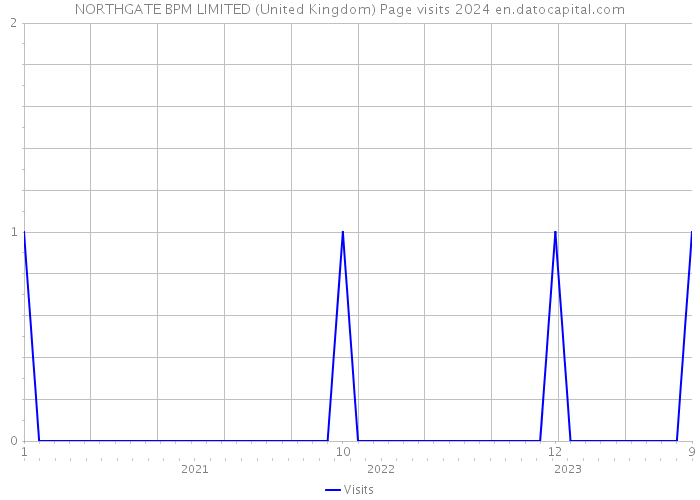 NORTHGATE BPM LIMITED (United Kingdom) Page visits 2024 