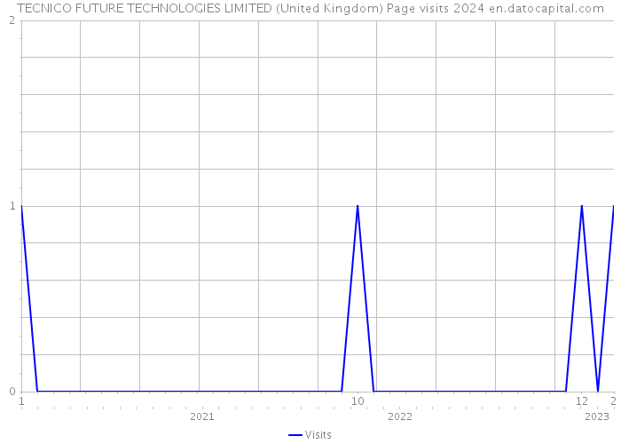 TECNICO FUTURE TECHNOLOGIES LIMITED (United Kingdom) Page visits 2024 