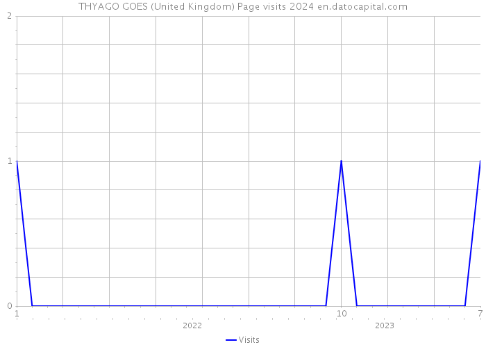 THYAGO GOES (United Kingdom) Page visits 2024 