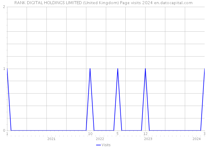 RANK DIGITAL HOLDINGS LIMITED (United Kingdom) Page visits 2024 
