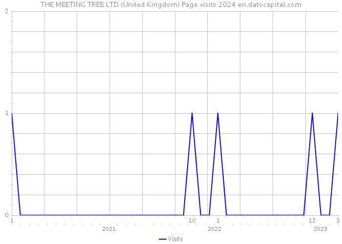 THE MEETING TREE LTD (United Kingdom) Page visits 2024 