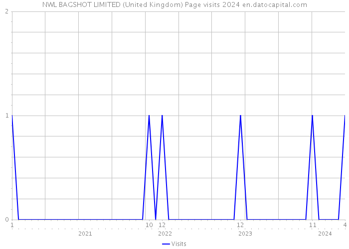 NWL BAGSHOT LIMITED (United Kingdom) Page visits 2024 