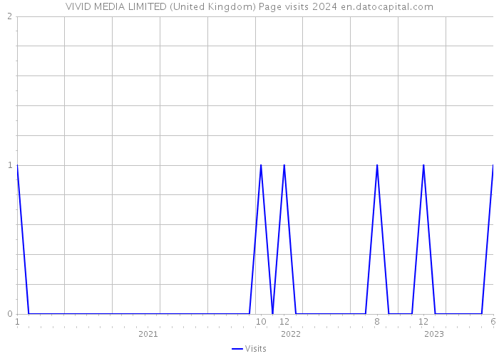 VIVID MEDIA LIMITED (United Kingdom) Page visits 2024 