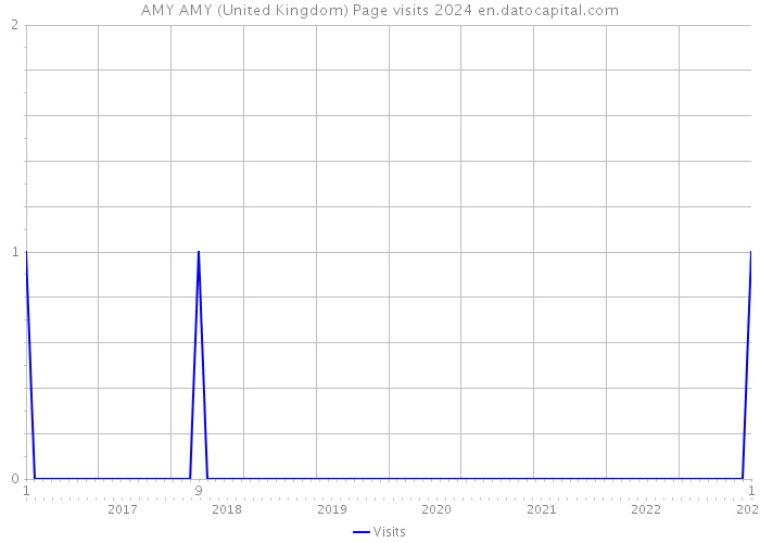 AMY AMY (United Kingdom) Page visits 2024 