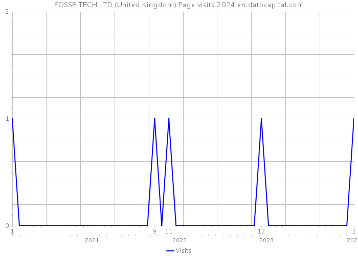 FOSSE TECH LTD (United Kingdom) Page visits 2024 