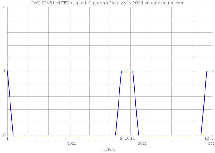 CWC SPVB LIMITED (United Kingdom) Page visits 2024 