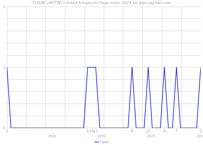 FOSSE LIMITED (United Kingdom) Page visits 2024 