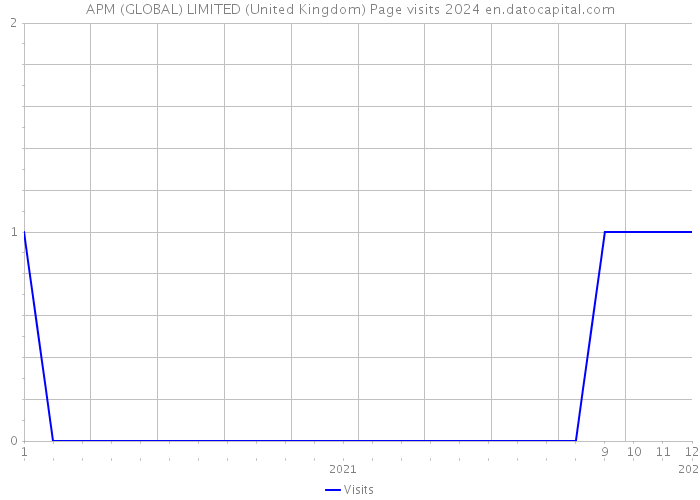 APM (GLOBAL) LIMITED (United Kingdom) Page visits 2024 