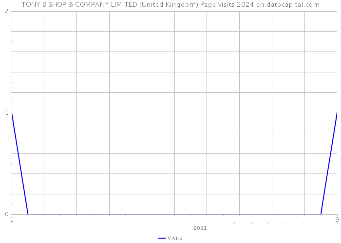 TONY BISHOP & COMPANY LIMITED (United Kingdom) Page visits 2024 