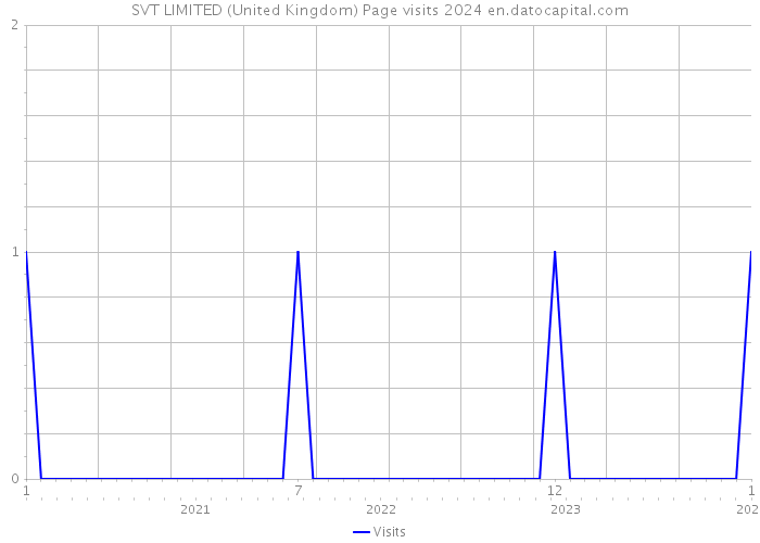 SVT LIMITED (United Kingdom) Page visits 2024 