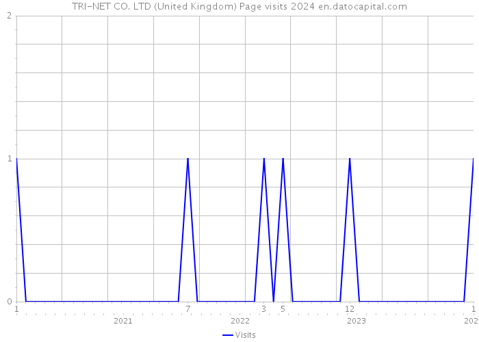 TRI-NET CO. LTD (United Kingdom) Page visits 2024 