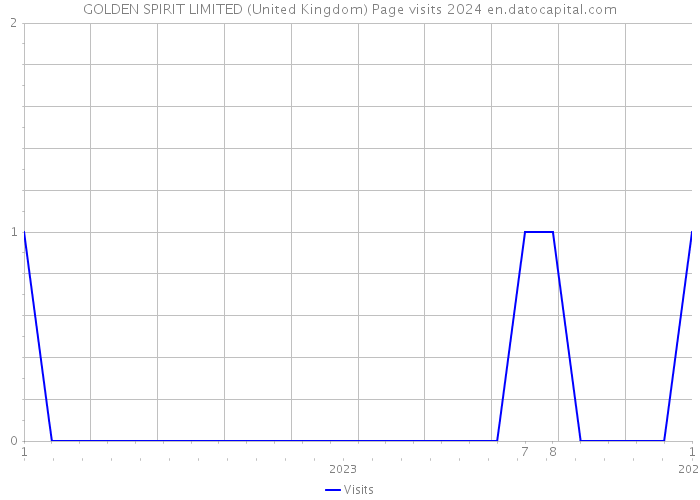 GOLDEN SPIRIT LIMITED (United Kingdom) Page visits 2024 