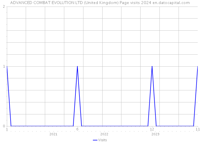ADVANCED COMBAT EVOLUTION LTD (United Kingdom) Page visits 2024 