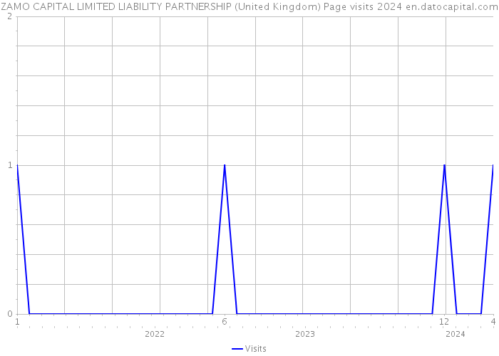 ZAMO CAPITAL LIMITED LIABILITY PARTNERSHIP (United Kingdom) Page visits 2024 
