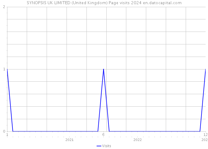 SYNOPSIS UK LIMITED (United Kingdom) Page visits 2024 
