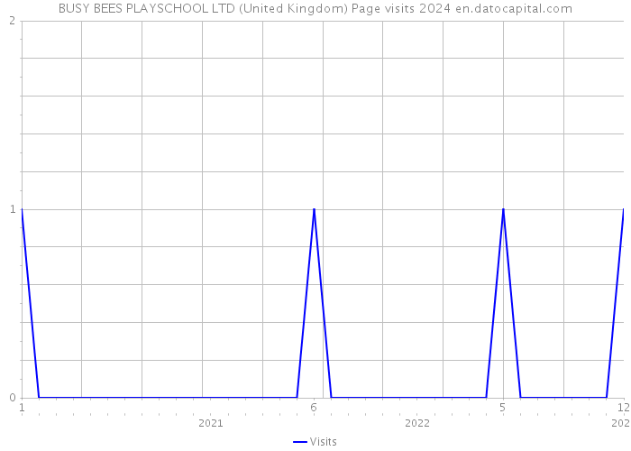 BUSY BEES PLAYSCHOOL LTD (United Kingdom) Page visits 2024 