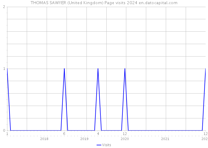 THOMAS SAWYER (United Kingdom) Page visits 2024 