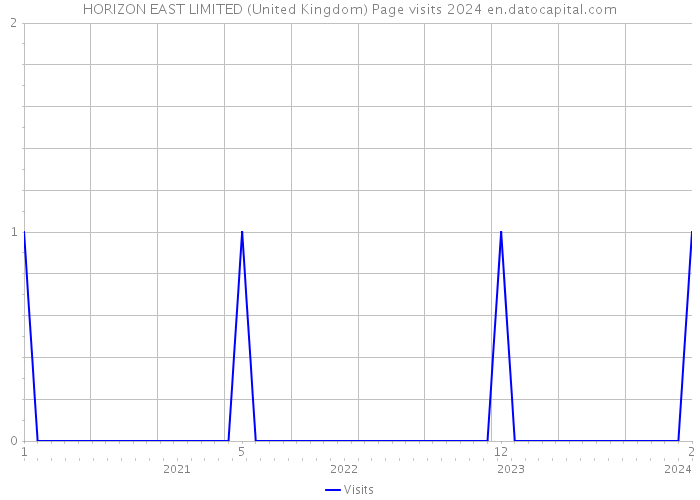 HORIZON EAST LIMITED (United Kingdom) Page visits 2024 